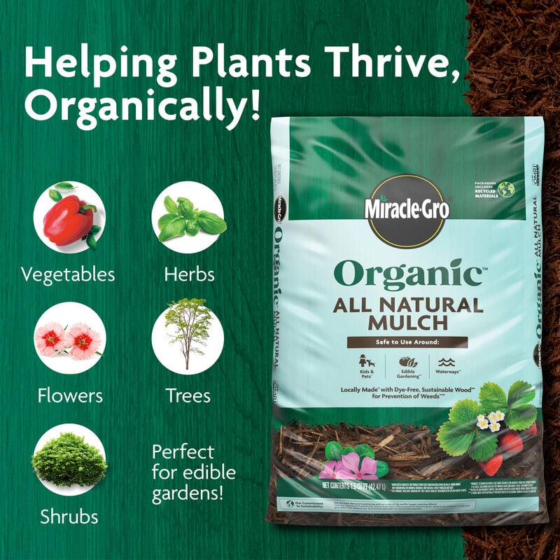 Miracle-Gro Organic™ All Natural Mulch image number null