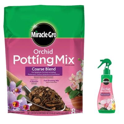 Miracle-Gro® Orchid Bundle Pack, Includes Potting Mix and Plant Food