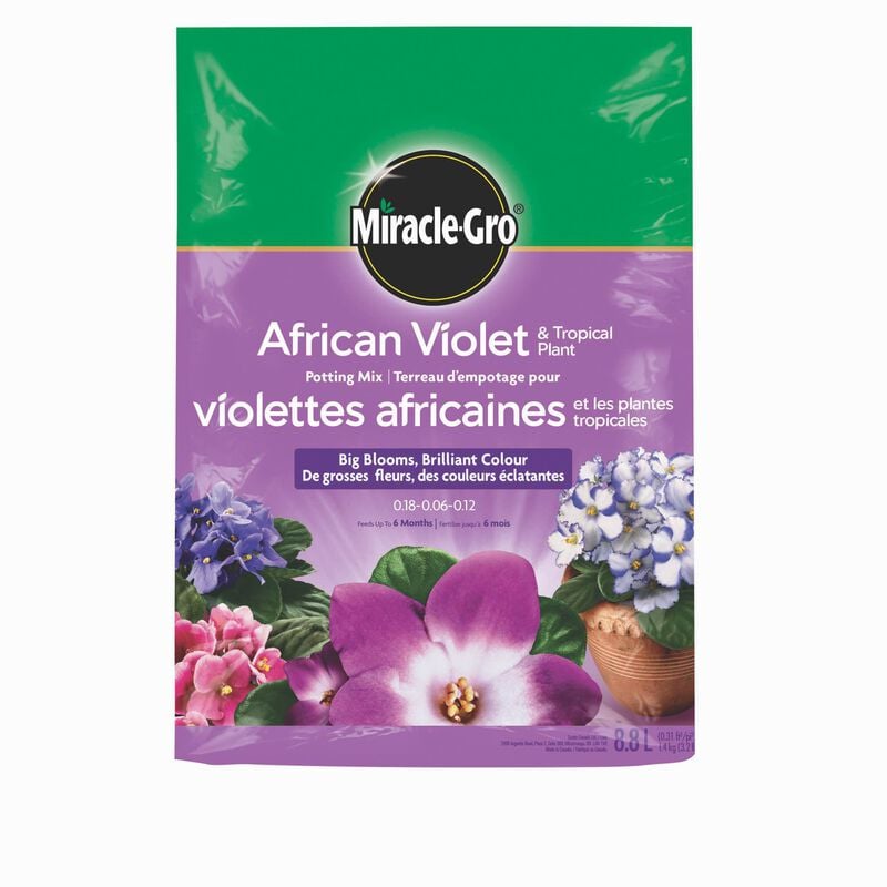 Miracle-Gro® le terreau pour violettes africaines et plantes tropicales image number null