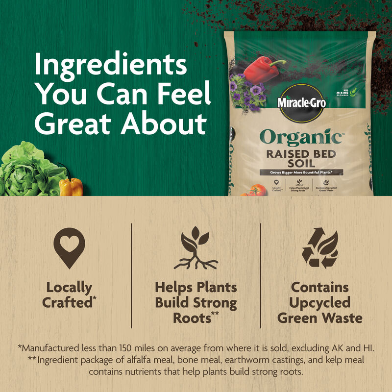 Miracle-Gro Organic™ Raised Bed Soil image number null