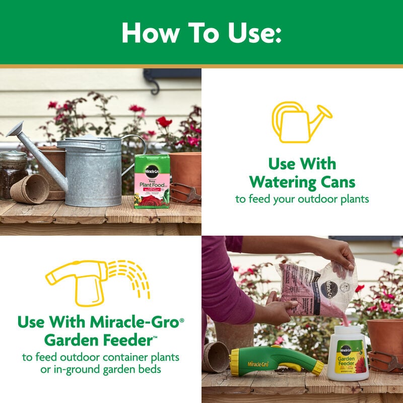 Miracle-Gro® Water Soluble Rose Plant Food image number null