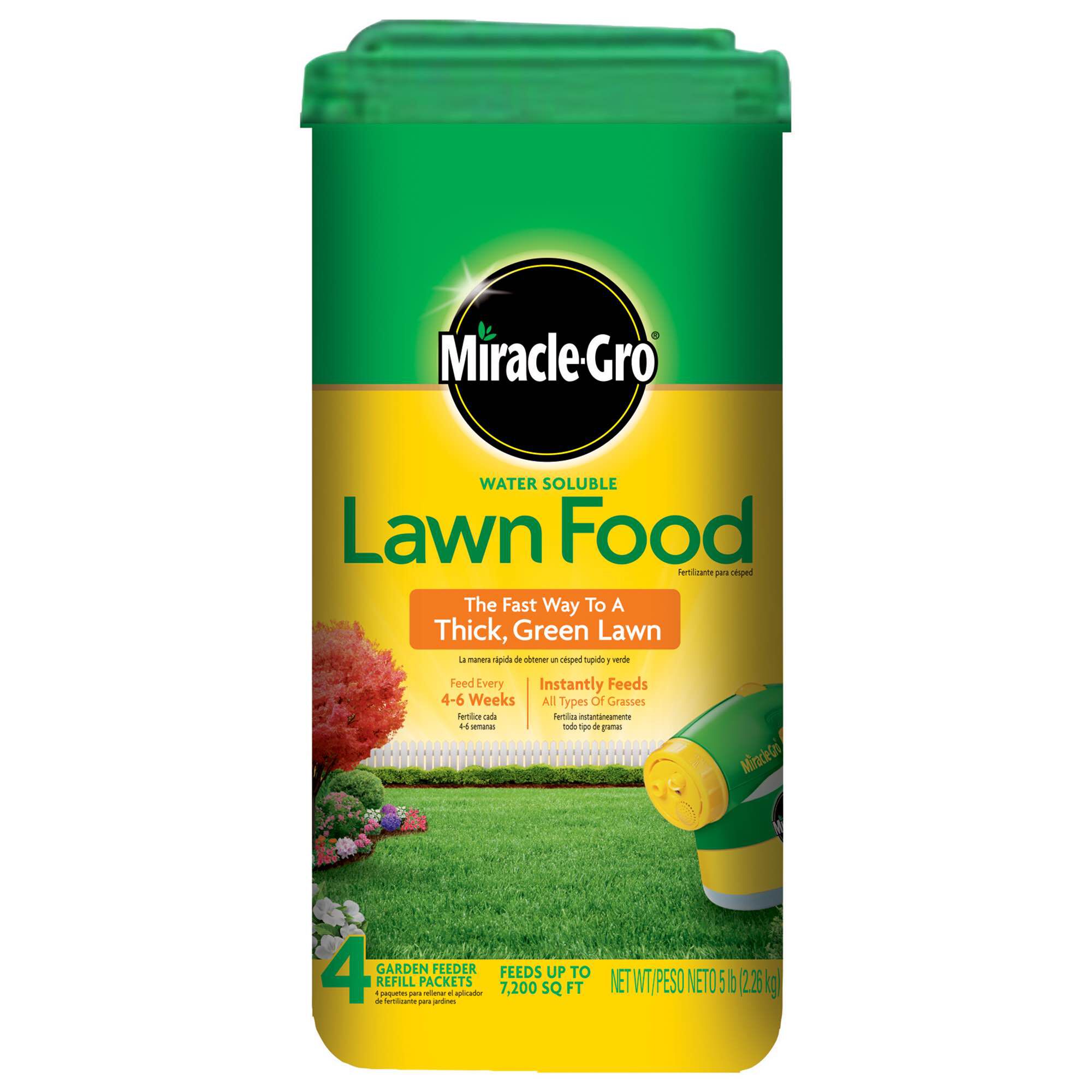 Image of Miracle-Gro Lawn Restore fertilizer for yellow grass