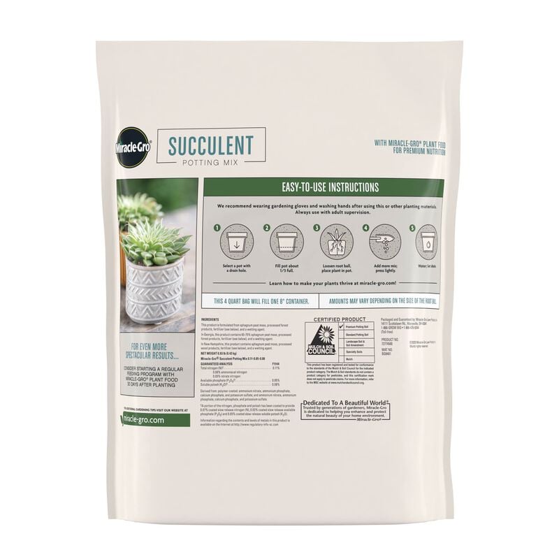 Miracle-Gro® Succulent Potting Mix image number null