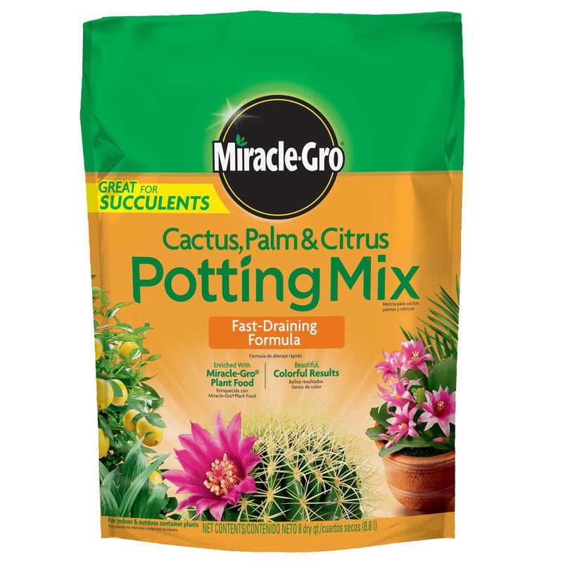 Miracle-Gro Cacti, Citrus and Palm Potting Mix 8 qt