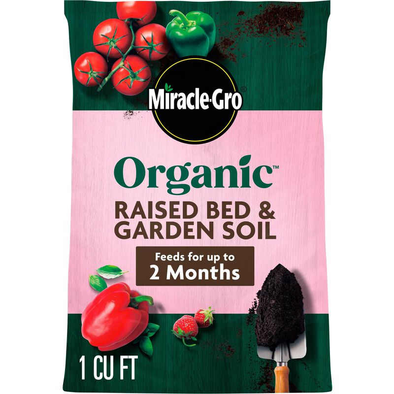 Miracle-Gro Organic All Purpose Raised Bed Soil 25 lb