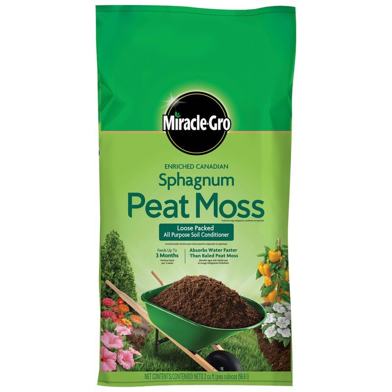 Miracle-Gro® Enriched Canadian Sphagnum Peat Moss (Loose Fill) image number null