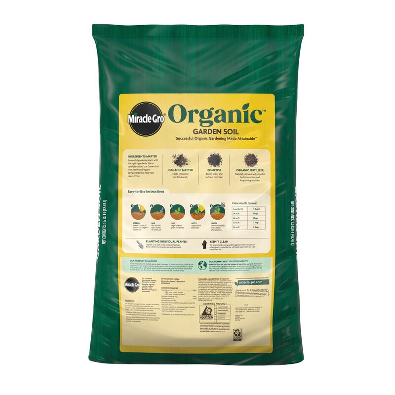 Miracle-Gro Organic™ Garden Soil image number null