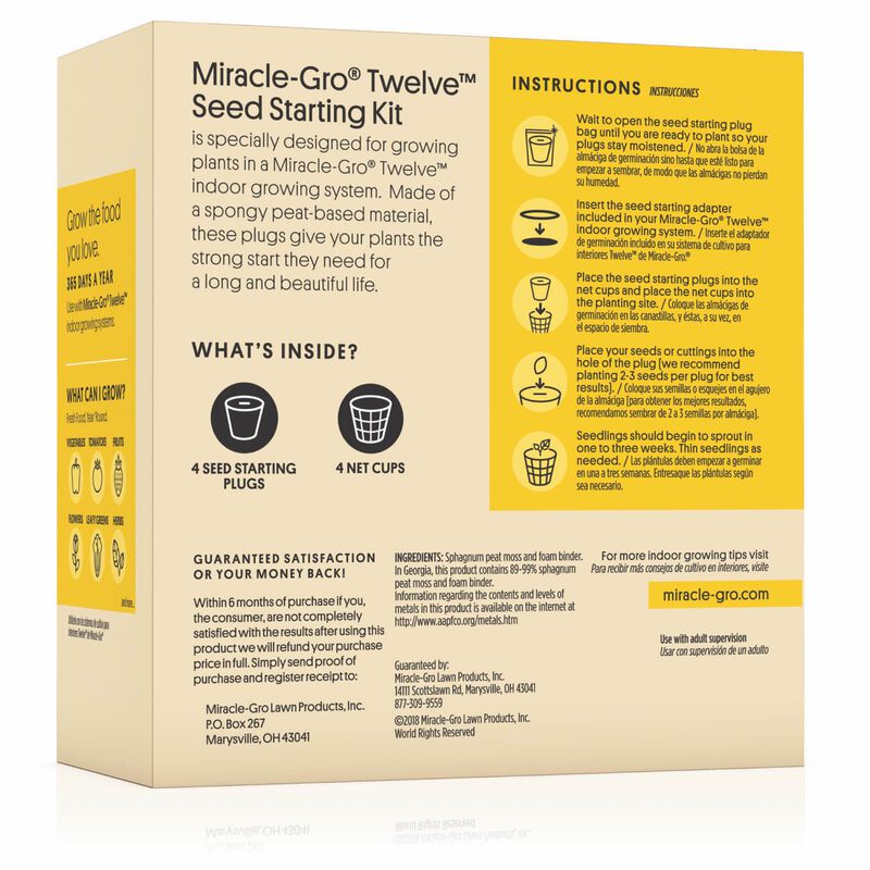 Miracle-Gro® Twelve Seed Starting Kit image number null