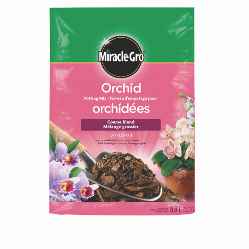 Terreau d'empotage Miracle-Gro pour Orchidée, 8,8 litres