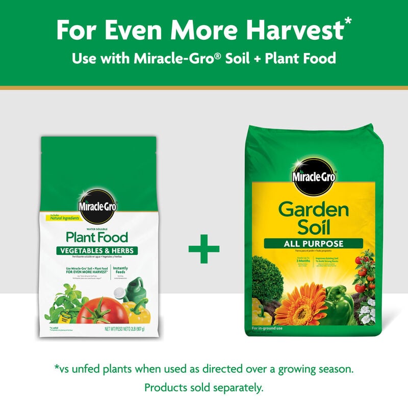 Miracle-Gro® Water Soluble Plant Food Vegetables and Herbs image number null
