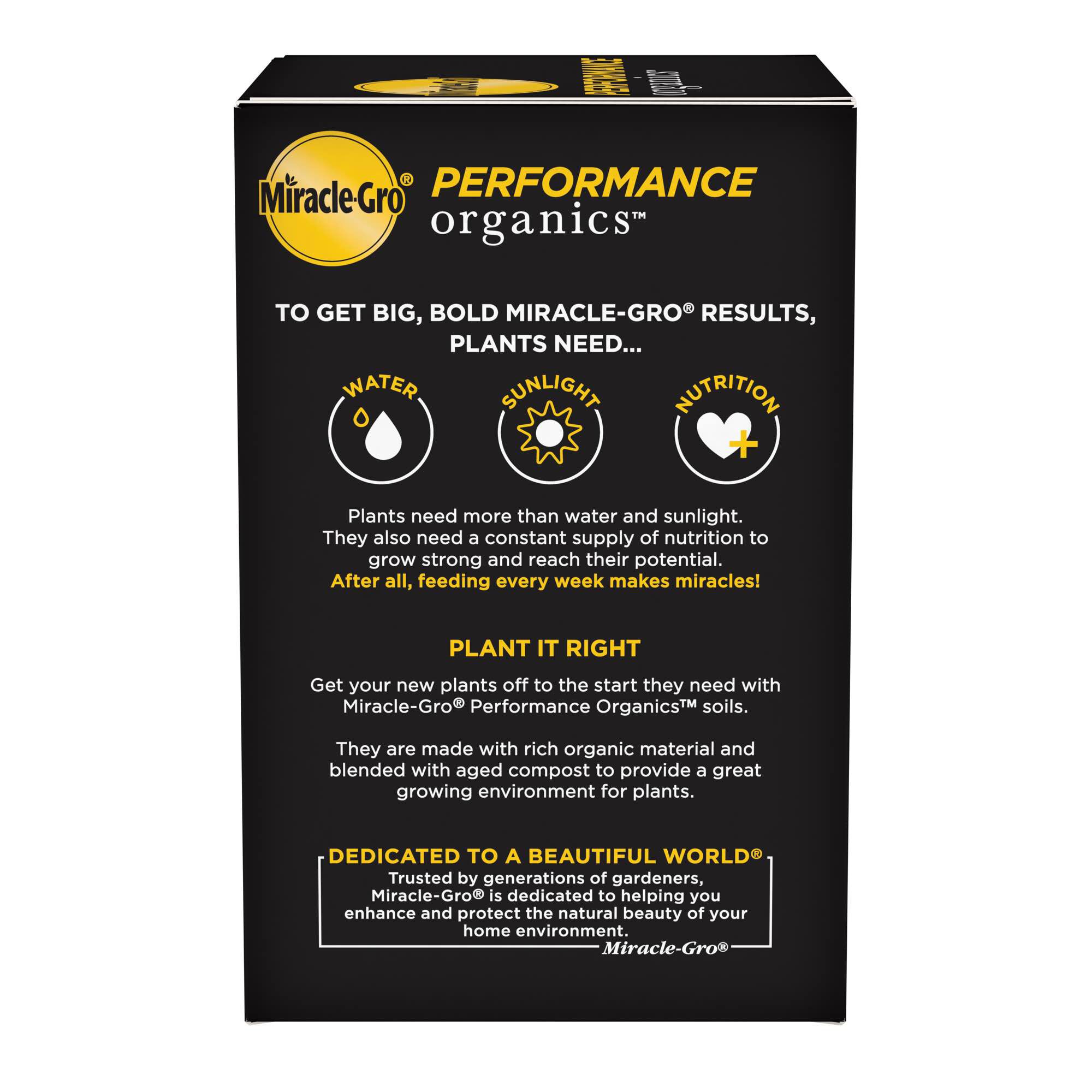 Miracle gro organic discount