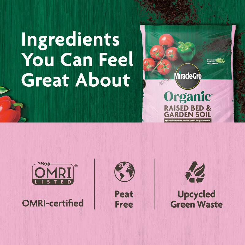 Miracle-Gro Organic™ Raised Bed & Garden Soil image number null