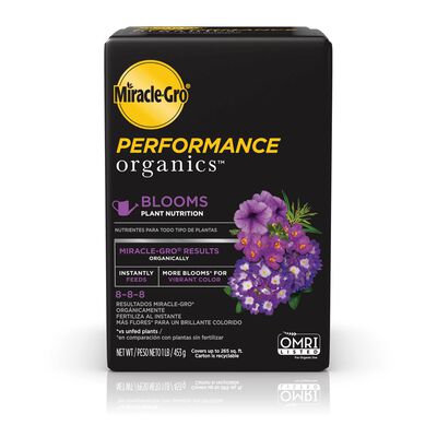 Miracle-Gro® Performance Organics Blooms Plant Nutrition