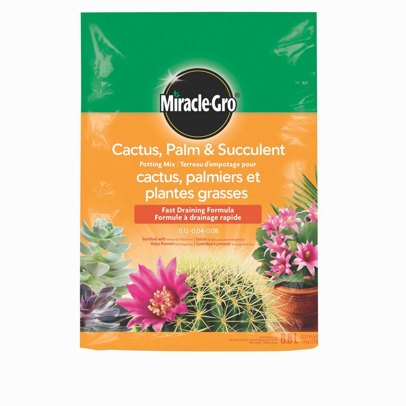 Miracle-Gro® terreau d'empotage pour cactus, palmiers et plantes grasses image number null