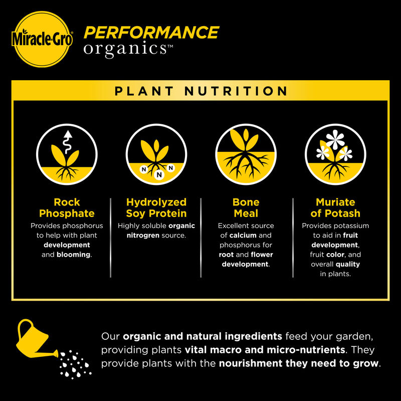 Miracle-Gro® Performance Organics Blooms Plant Nutrition image number null