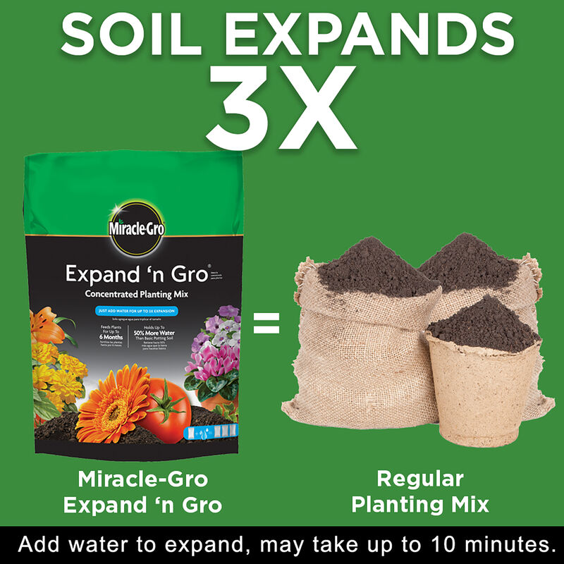 Miracle-Gro® Expand 'n Gro Concentrated Planting Mix image number null