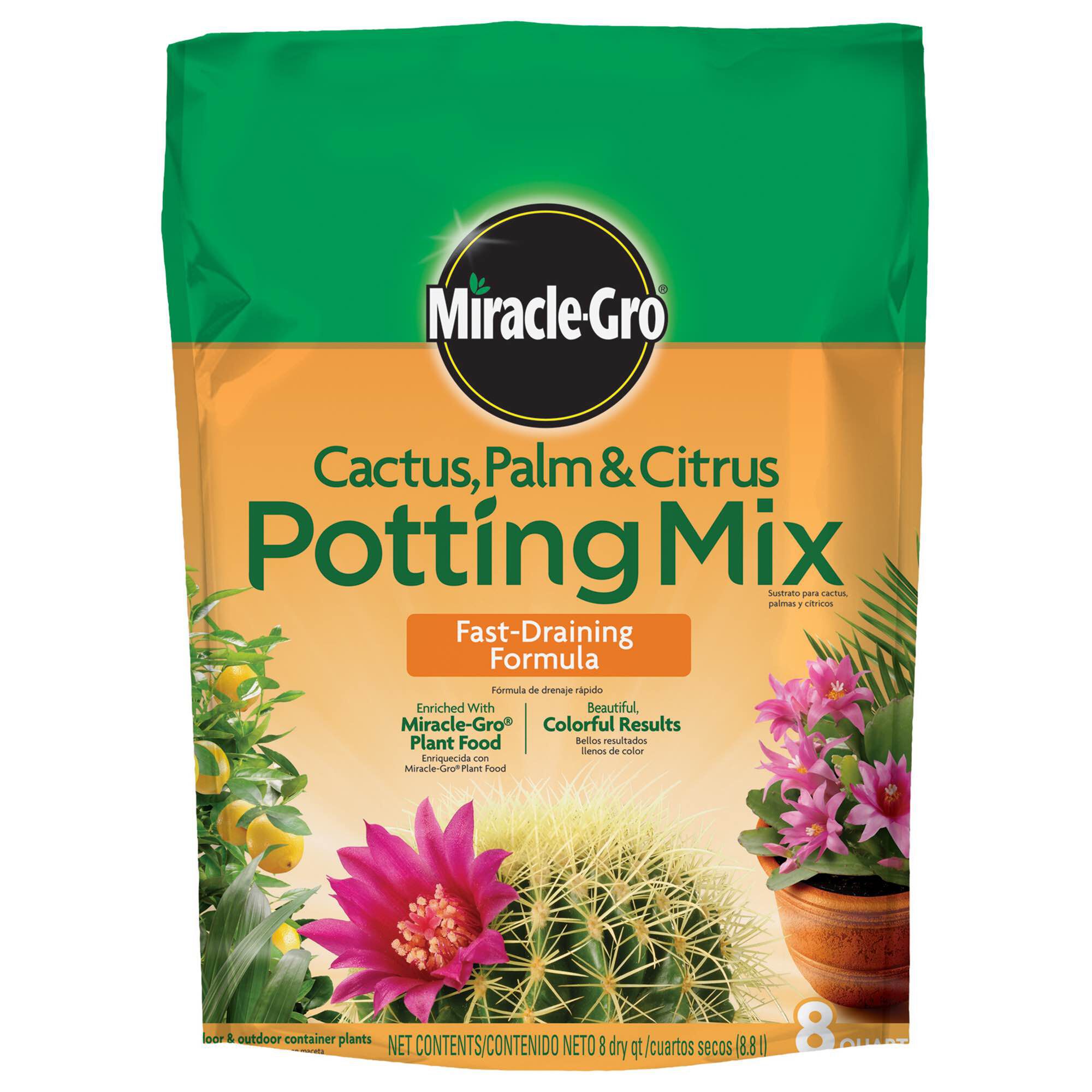 Miracle gro organic potting soil top