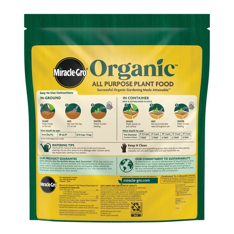 Miracle-Gro Organic™ All Purpose Plant Food image number null