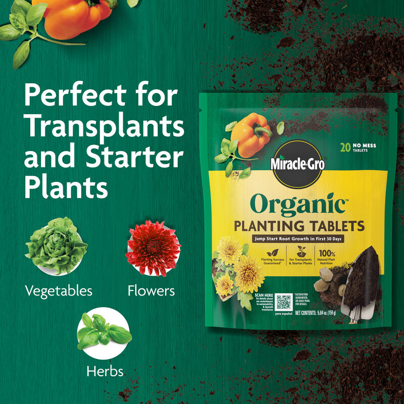Miracle-Gro Organic™ Planting Tablets image number null