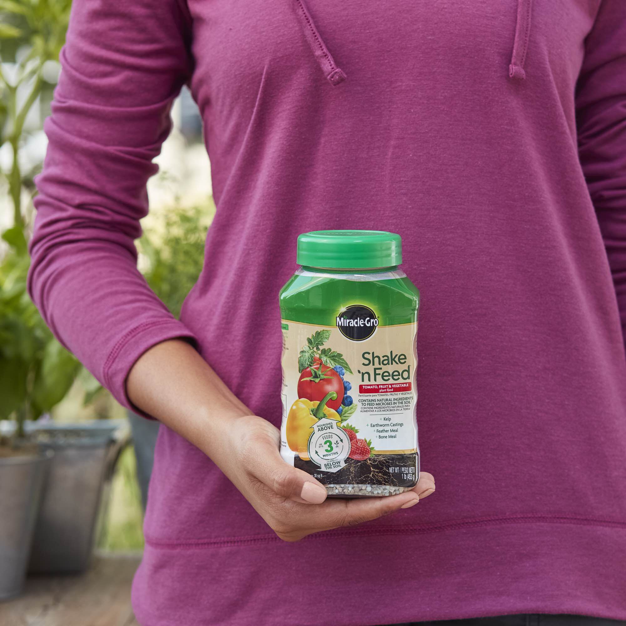 Miracle gro clearance shake and feed