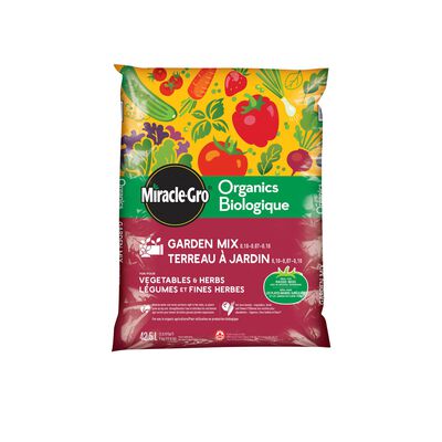 Miracle-Gro® Organics Garden Mix for Vegetables and Herbs