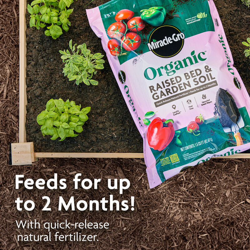 Miracle-Gro Organic™ Raised Bed & Garden Soil image number null