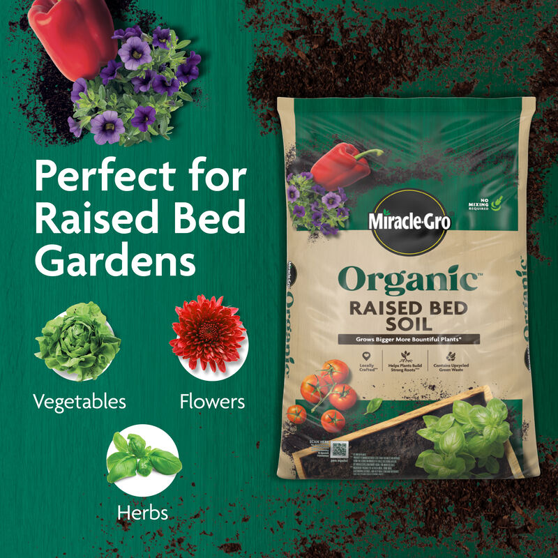 Miracle-Gro Organic™ Raised Bed Soil image number null