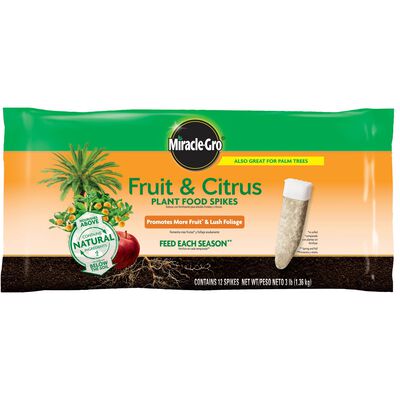 Miracle-Gro® Fruit & Citrus Plant Food Spikes