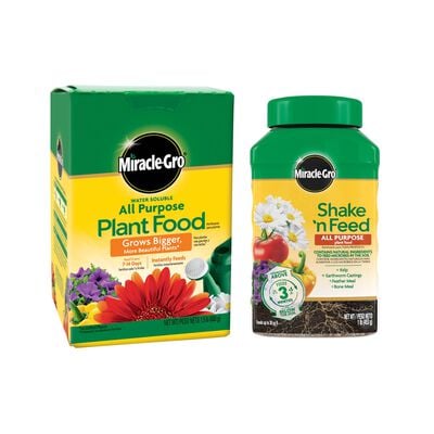 Miracle-Gro® Water Soluble All Purpose and Shake 'N Feed Plant Food Bundle