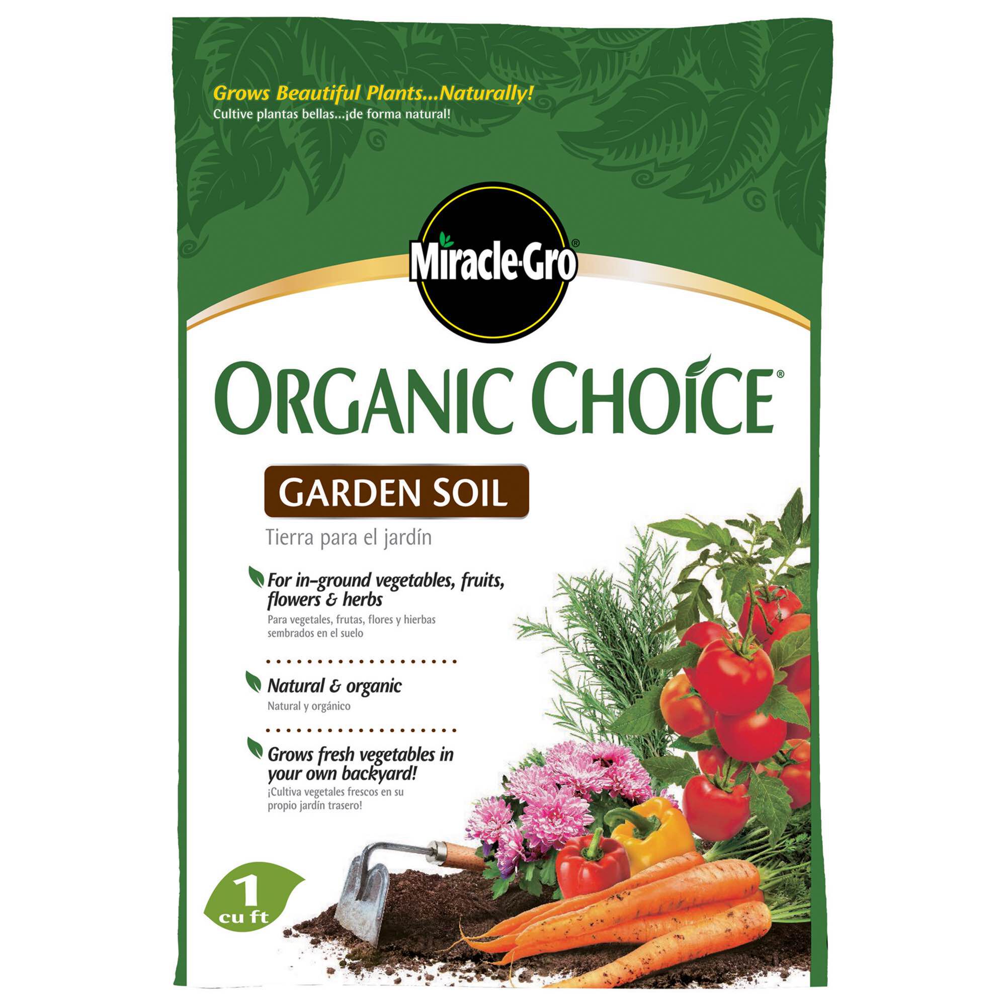 Image of Miracle-Gro Organic Vegetable Garden Soil