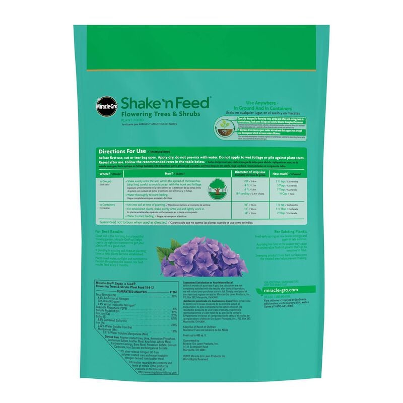 Miracle-Gro® Shake 'N Feed Flowering Trees and Shrubs Plant Food image number null