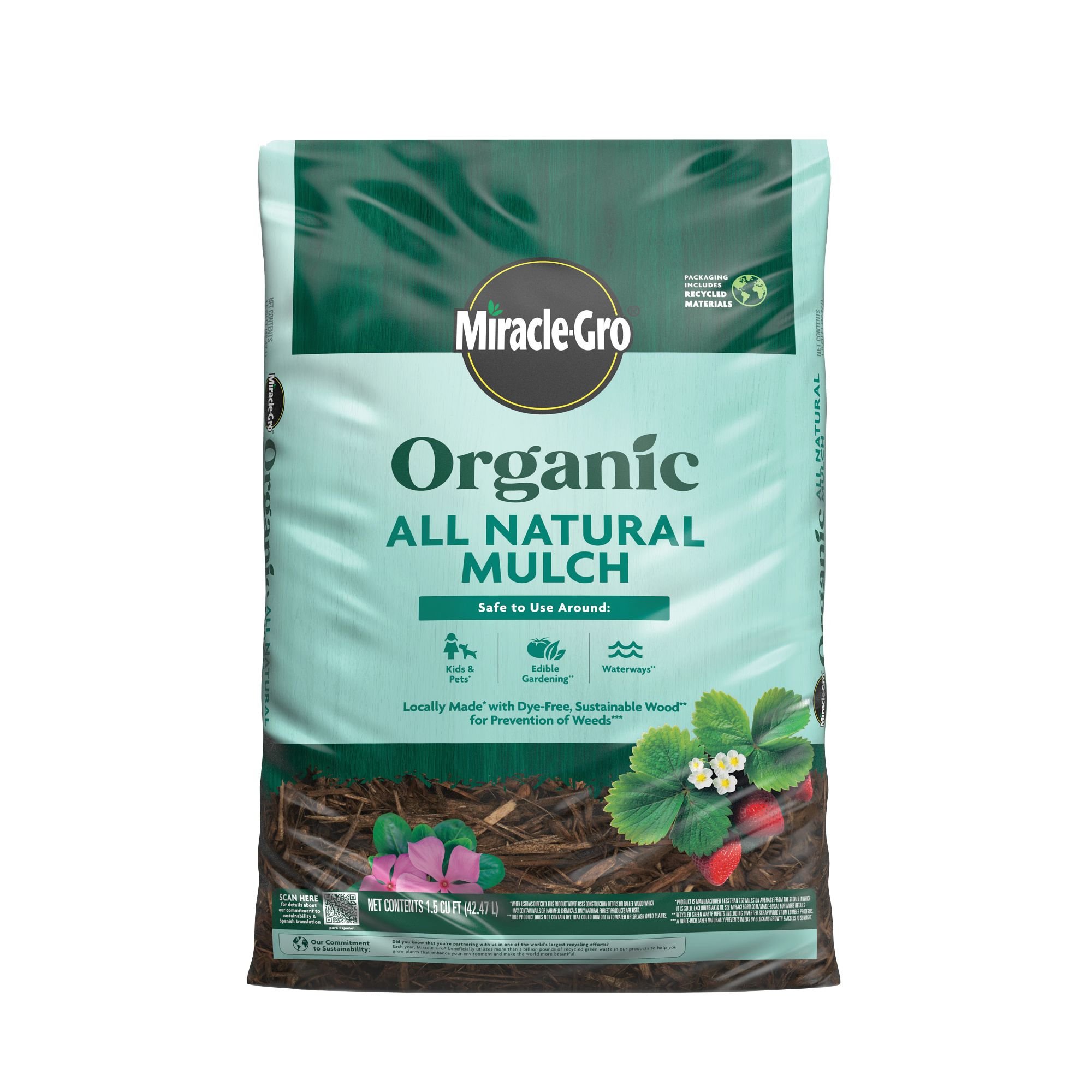 Miracle-Gro Organic All Natural Mulch | Miracle-Gro